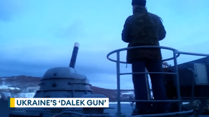 The 'Dalek Gun' being adapted by Ukrainian navy