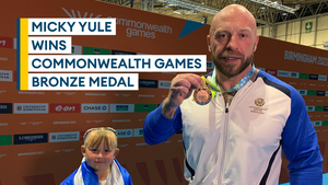 Micky Yule wins Commonwealth Games bronze medal
