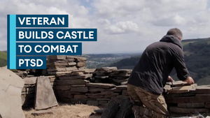 Afghanistan veteran's castle building project