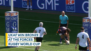 UKAF win bronze in spectacular Forces Rugby World Cup finale
