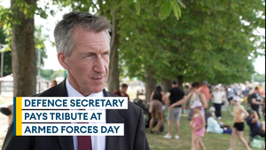 Defence Secretary pays tribute to personnel on Armed Forces Day 