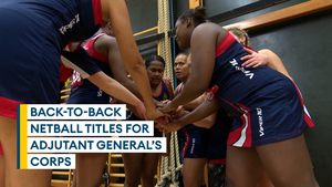 Adjutant General's Corps wins back-to-back titles at Army Inter Corps Netall Championships