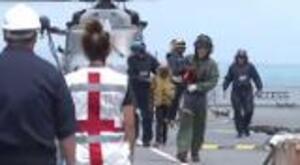 EXCLUSIVE: On Board Mounts Bay As Royal Navy Rescues Mother & Children From Hurricane Maria