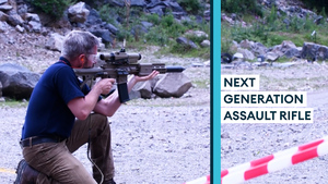 The next-generation assault rifle that can communicate with troops