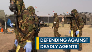 How Nato troops prepare to defend against an invisible enemy