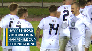 Navy sinks Fleet Town's Hampshire Cup hopes with commanding second round win