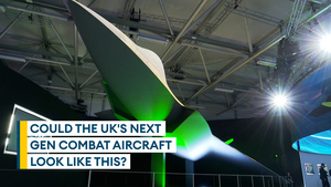 Closer inspection of futuristic-looking Tempest model
