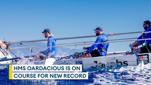 HMS Oardacious share brutal challenges of World's Toughest Row as they target new record
