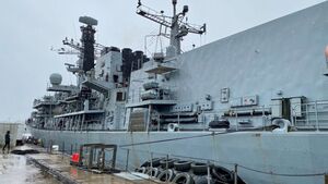 HMS Argyll Docks In Plymouth After Completing Middle East Mission