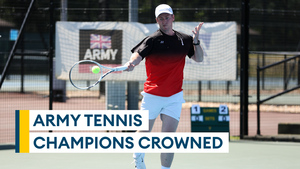Champions crowned on finals day at Army Tennis Championships