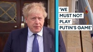 'We must not play Putin's game', Prime Minister says