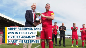 Army Reserves win first-ever Inter Services fixture against Maritime Reserves
