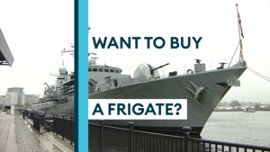 Could you own a frigate? The military equipment for sale
