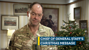 Chief of the General Staff expresses 'gratitude' to all the dedicated personnel serving at Christmas