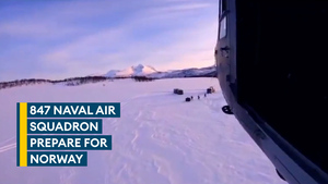 847 Naval Air Squadron gets ready for Norway deployment