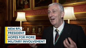 Sir Lindsay Hoyle looking to boost military's rugby league presence during time as RFL President
