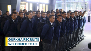 Newest batch of Gurkha recruits arrive in UK