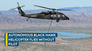Crewless Black Hawk Helicopter flies at 115mph