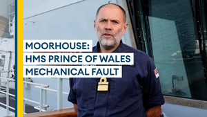 Read Admiral confirms mechanical fault on HMS Prince of Wales was with starboard shaft 