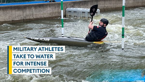 Forces athletes take to the water for Inter Services Canoe action