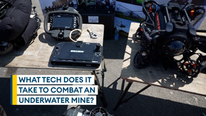 What does it take to combat an underwater mine?