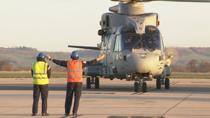 Merlin Helicopter Crews Return Home From Aircraft Carrier Deployment