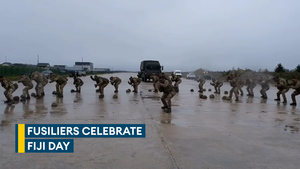 First Fusiliers celebrate Fiji day while on deployment in Estonia