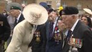 Princess Anne Meets Veterans At 'Not Forgotten Association' Garden Party