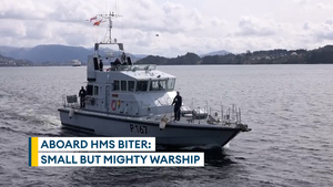 Life on board one of the UK's smallest warships