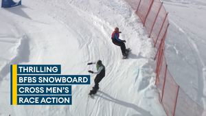 Army's Chris Marshall wins men's BFBS Snowboard Cross
