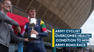 Soldier battling arthritis puts on impressive win at Army Road Race Championships