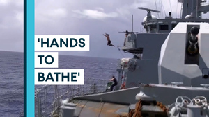 Hands To Bathe... With A Difference: HMS Richmond On CSG21