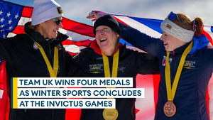 Team UK win four medals as winter sports wraps at Invictus