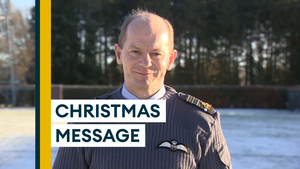 RAF chief thanks service personnel and wishes them happy Christmas
