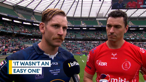 Captain Stu Cross and Captain Jarrard Hayler post-match Interview