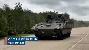 Army's Ares hit the road