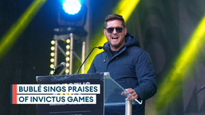 Michael Bublé dedicates Home to athletes at Invictus Games