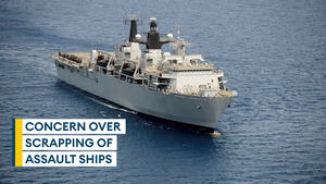 Ex-RM chief concerned about assault ship cuts
