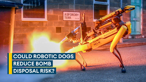 Robot dogs at forefront of new era in bomb disposal