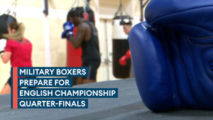 Military boxers prepare for heavy bouts at English championships