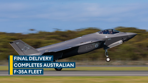 Australia receives its final delivery of Lightning IIs