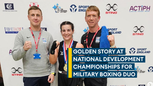 Forces duo win gold at National Development Boxing Championships