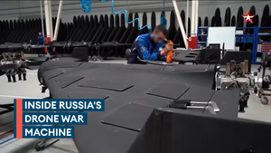 Russian drone factory: All lined up and ready to kill