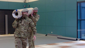 COVID: Soldiers Convert Glasgow Sports Centre Into Vaccination Hub