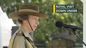 Princess Anne joins centenary celebrations for the Royal Australian Corps of Signals