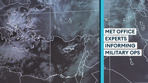 Watch: Behind the scenes look at Met Office experts informing RAF Akrotiri operations