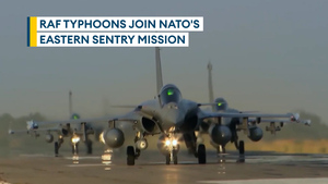 RAF Typhoons sent to defend Polish airspace on Operation Eastern Sentry 