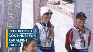 Flying Officer Kirsty Guest makes it three wins in a row