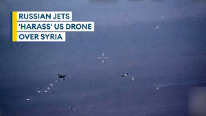 US drones 'once again harassed' by Russian fighter jets over Syria