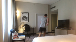 Former Gurkha Officer Runs Hotel Room Marathon During Quarantine